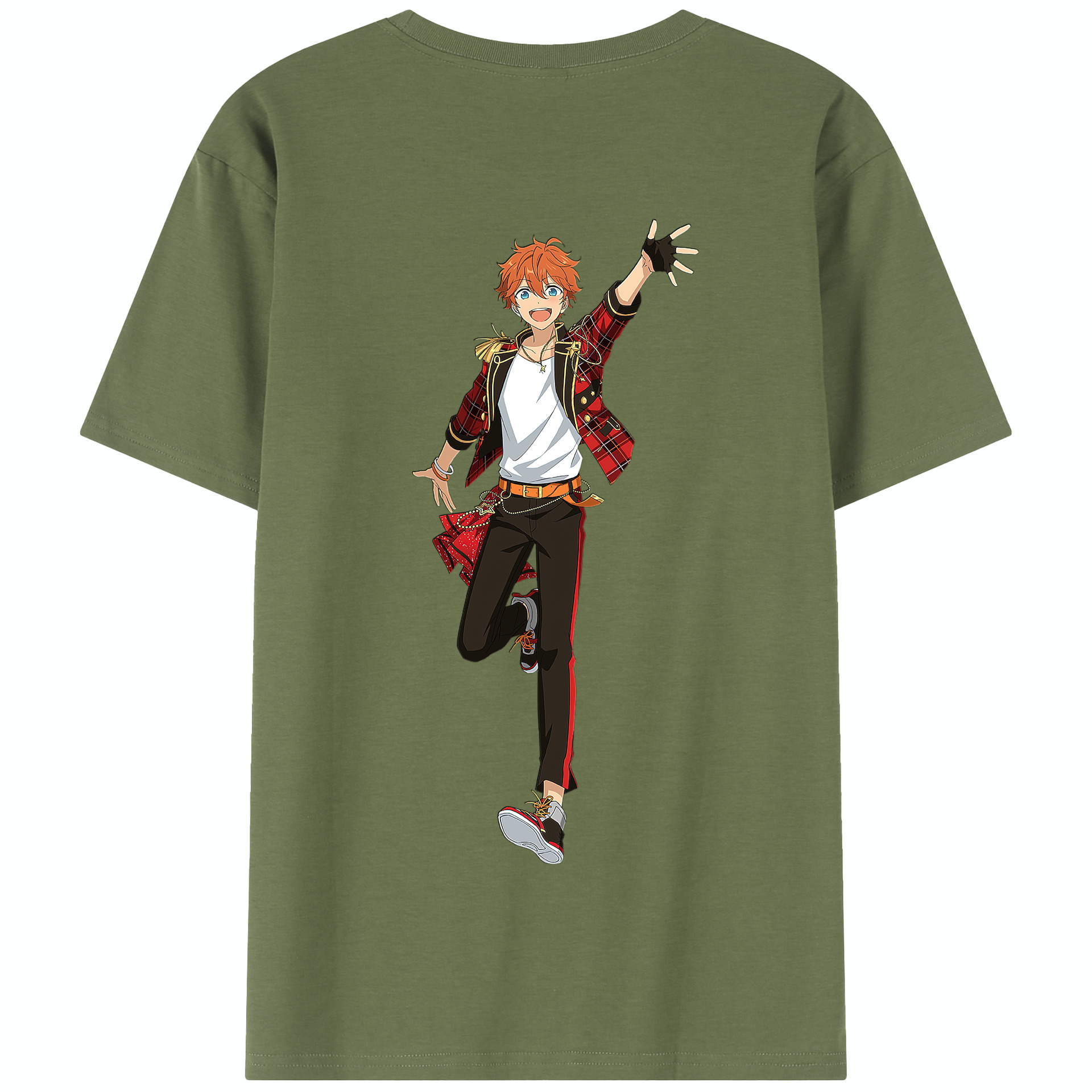 （画像用） あんさんぶるスターズ! Ensemble Stars 綿100％半袖Tシャツ（背面プリント）